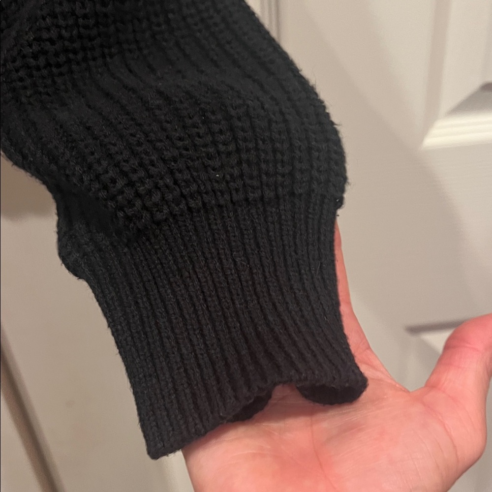 Time and Tru Black Button-Up Cardigan - Picture 7 of 11